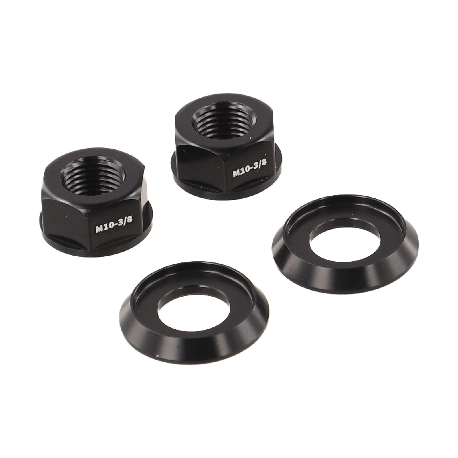 Aluminum Alloy Nuts 2pcs Package 7075 Aluminum Alloy Material Easy Installation