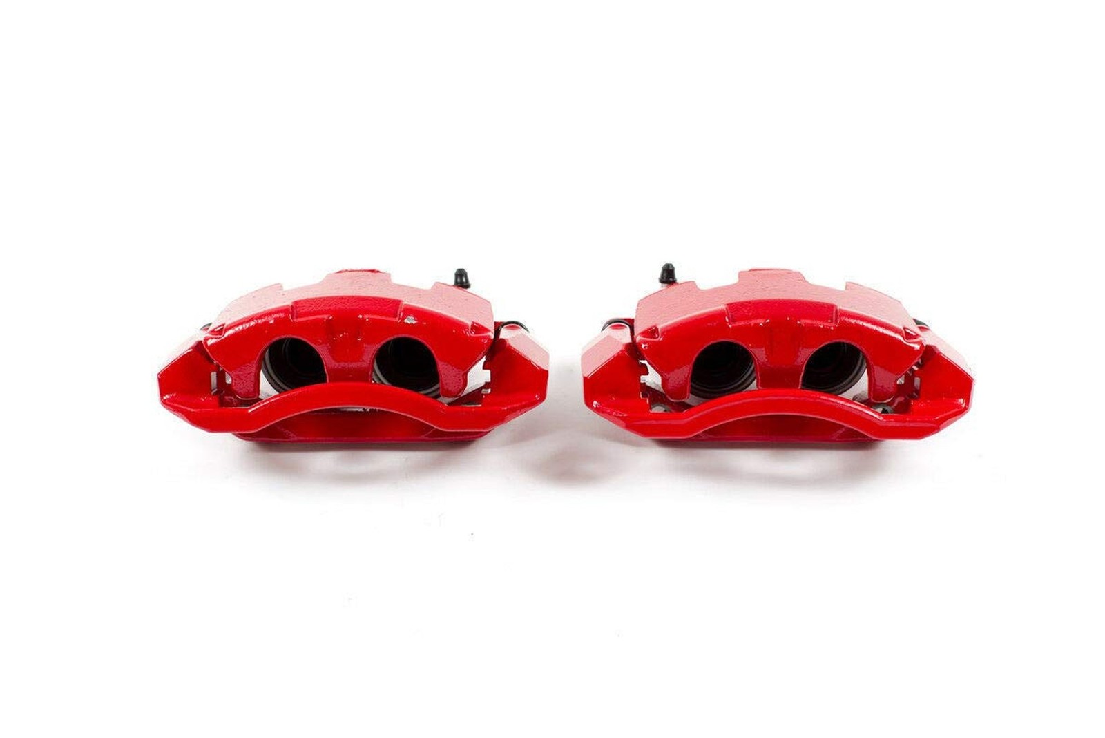 Power Stop S5054 Front Pair of High-Temp Red Powder Coated Calipers For 2007 …