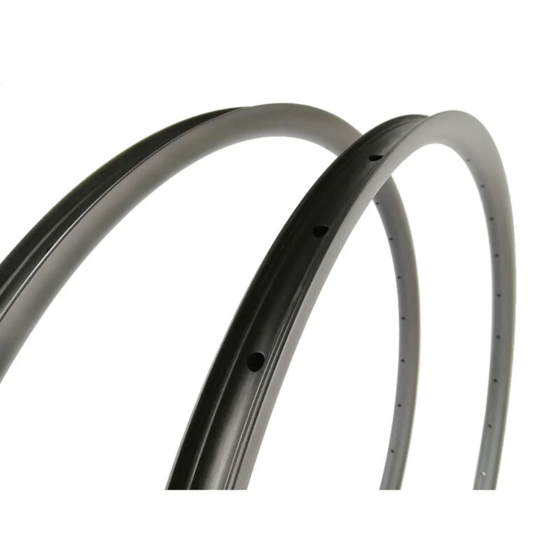 29er XC AM MTB Bike Carbon Wheel Clincher Tubeless UD Matte Disc Brake Rims
