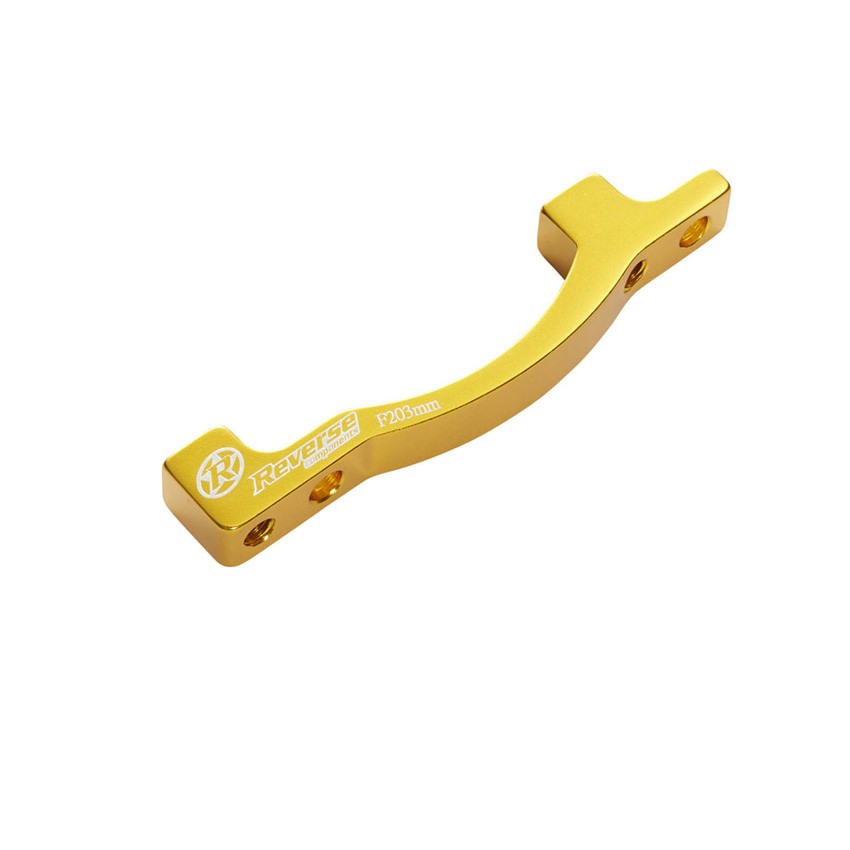 Gold Forged Aluminum Reverse Disc Brake Adapter PM-PM +40mm for Front Post