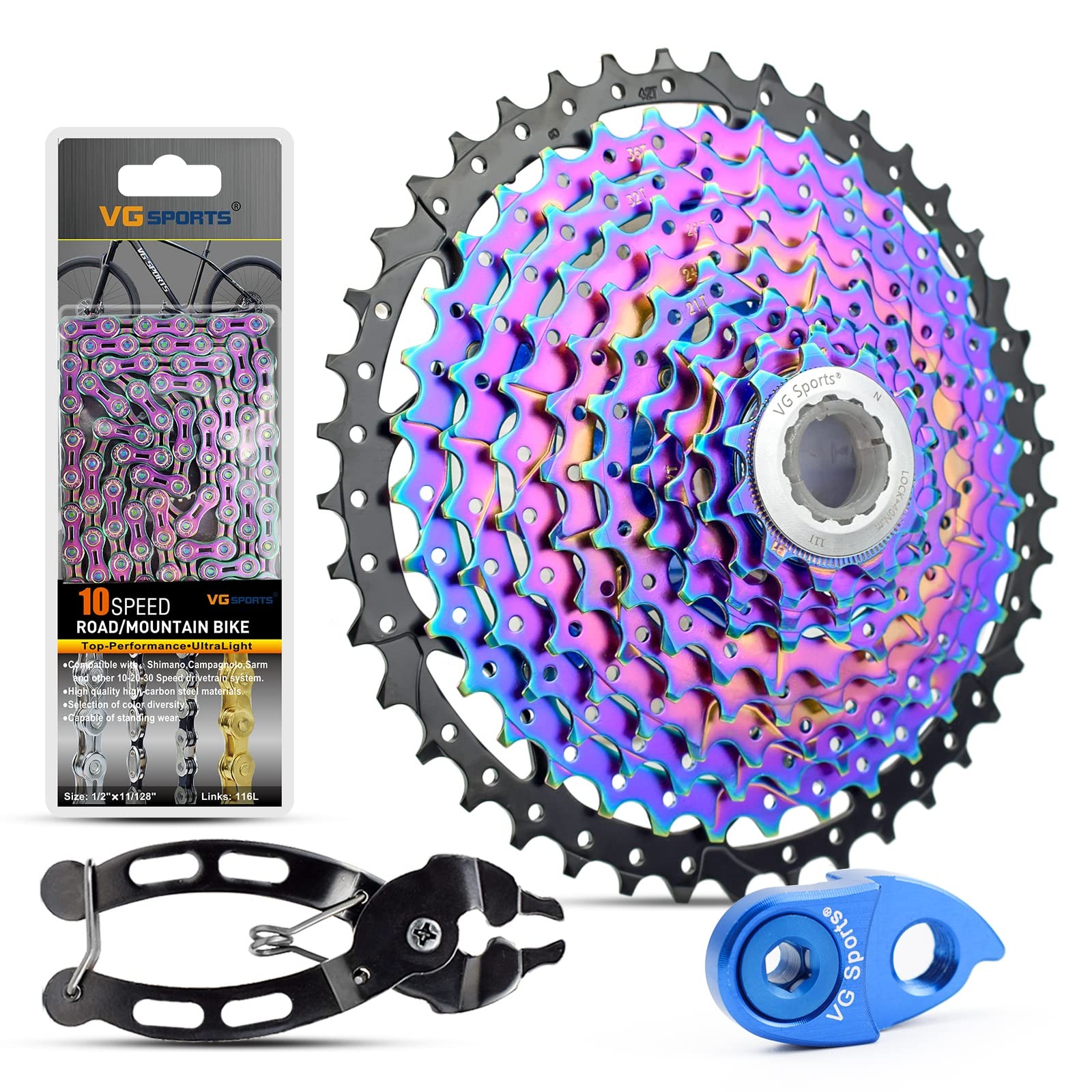 Vg Sports 8/9/10/11/12 Speed Ultralight Mtb Groupset 11-40T/11-42T/11-50T