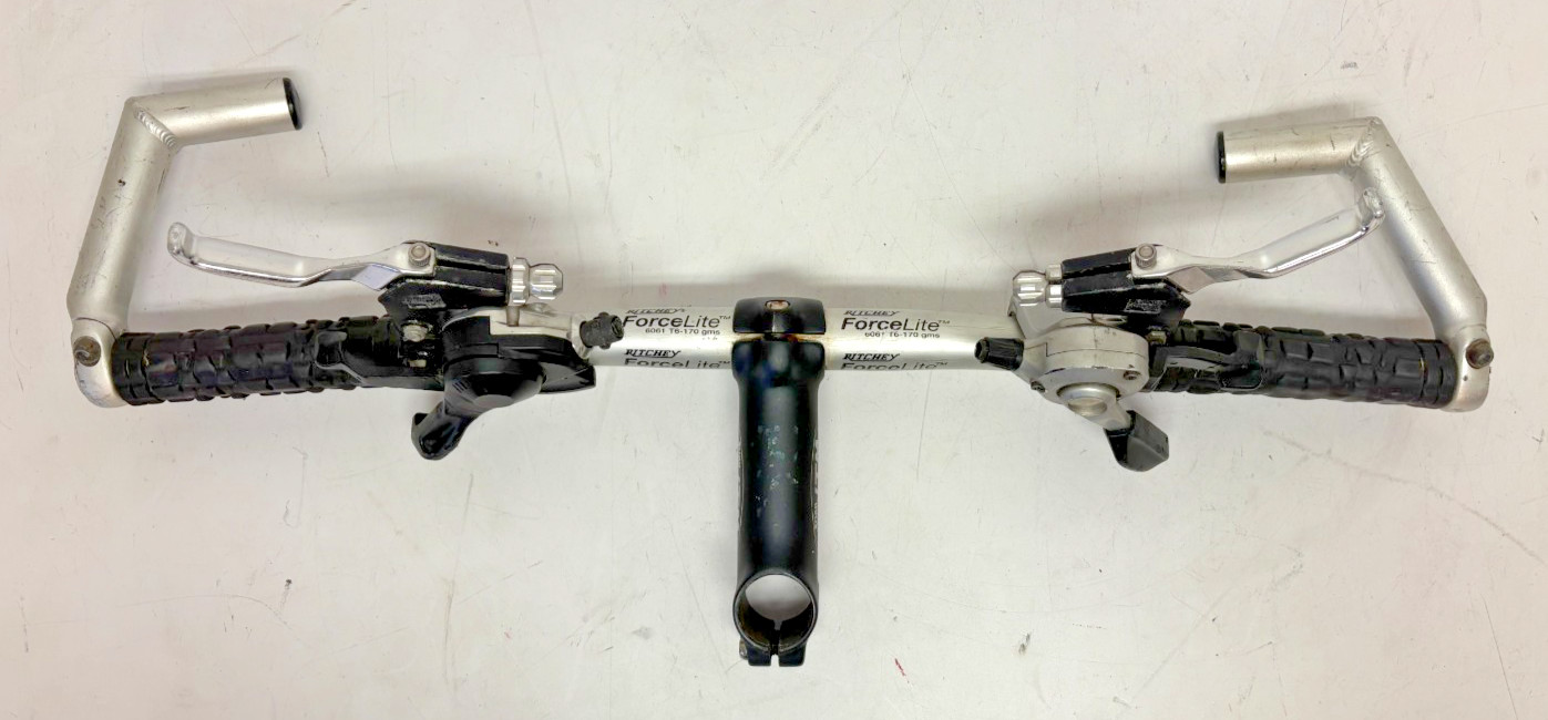 Ritchey 560mm ForceLite Bar Shimano LX/XT 3×8 Shifters Avid Lever ITM 100mm Stem