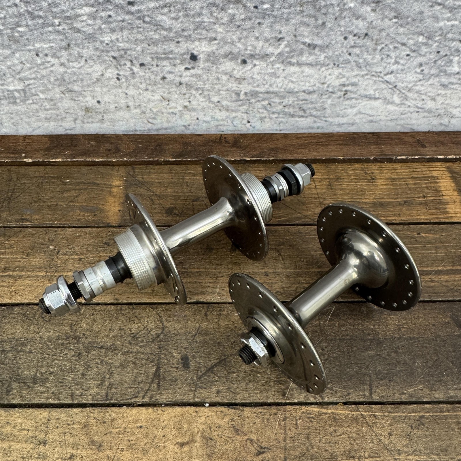 Vintage Specialized Hub Set 40H 140 mm NOS Tandem QR Sealed Bearing High Flange