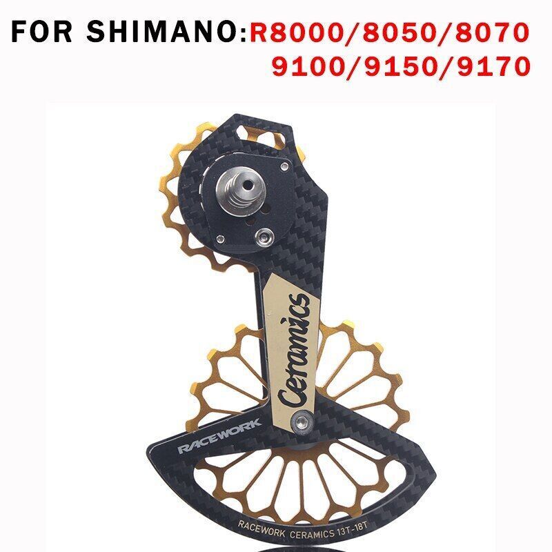 RACEWORK Road Bicycle Rear Derailleur Pulley for Shimano R7000 R8000 R9100 R9150