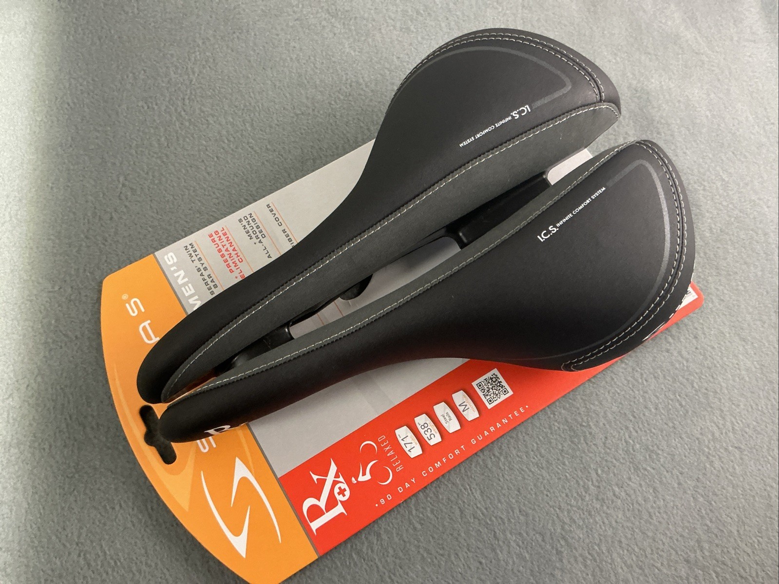 SERFAS RX-921V MEN’S RELAXED ROAD/MTB BIKE SEAT SADDLE 267mm X 171mm UNUSED