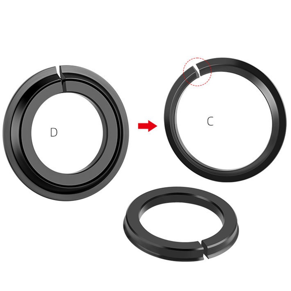 1pc 1.5in Aluminium Alloy Steerer Tube Adapter Headtube Reducer Straight Tapered