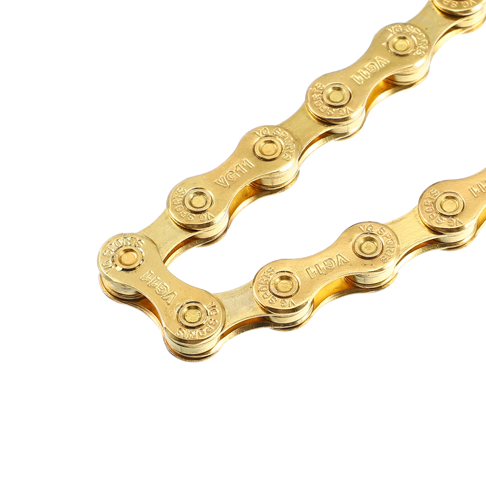 Pack (1) 11 Speed 116 Links Speed Chain for Bicycle Bike MTB Metal Gold Tone
