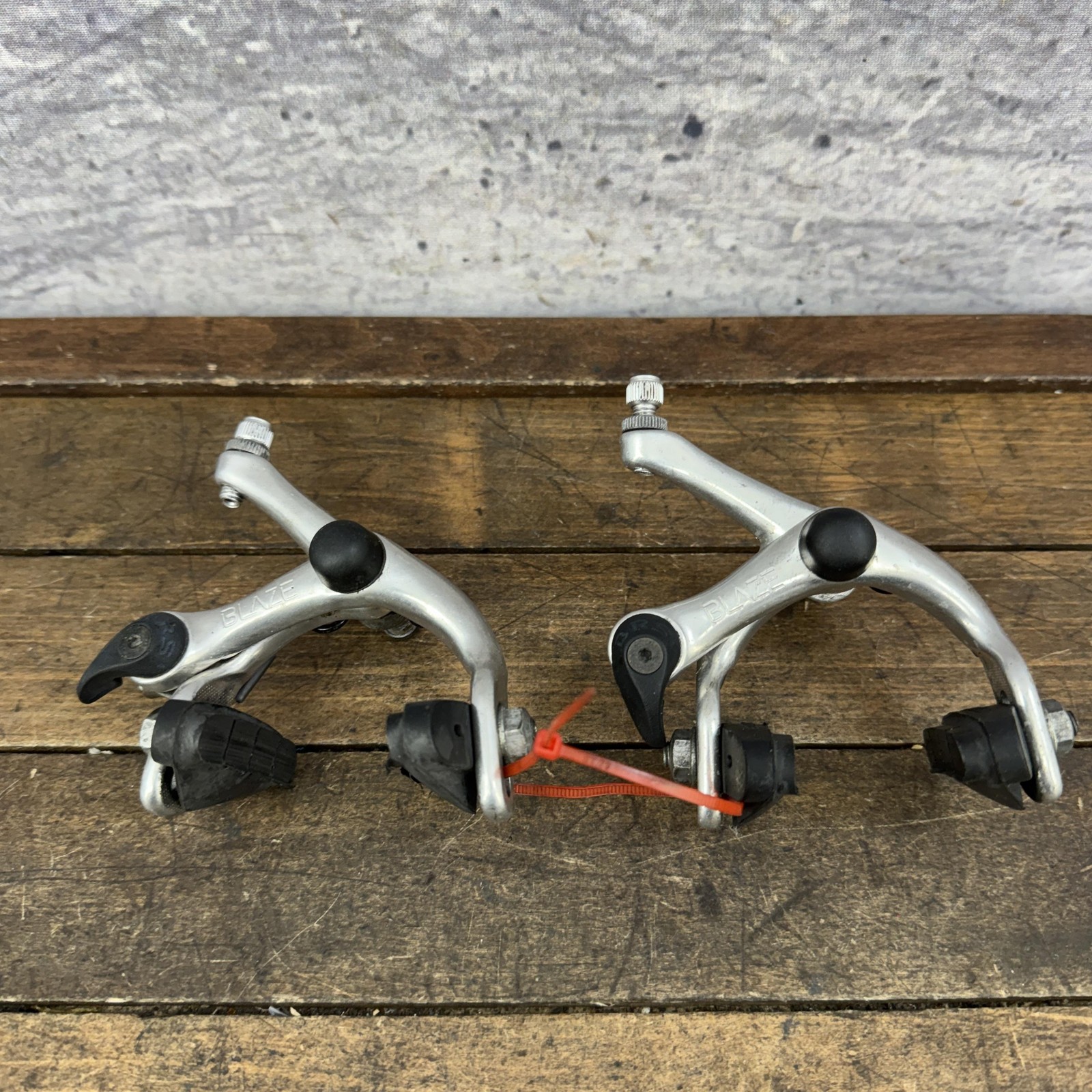 Dia-Compe Blaze Caliper Brakes Set Silver F/R Road Bike Side Pull 52mm Japan