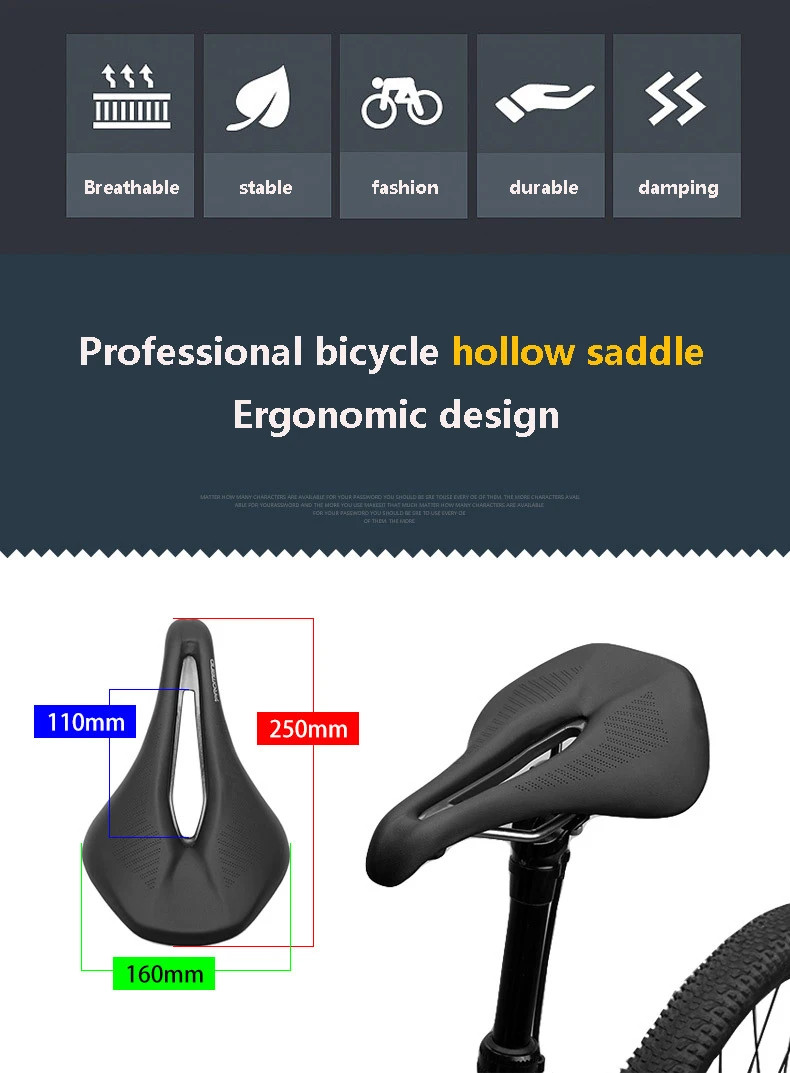PROMEND Bicycle Saddle Seat Hollow TT Time Trial Triathlon Racing MTB Saddle