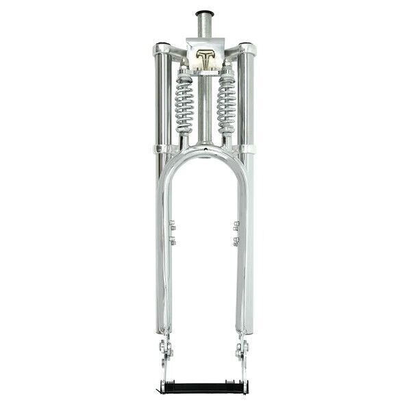 Adjustable 1-1/8″ Bike Fork Dual Spring 26″-29″ x 3.0 – 4.0 Fork with Disc Mount