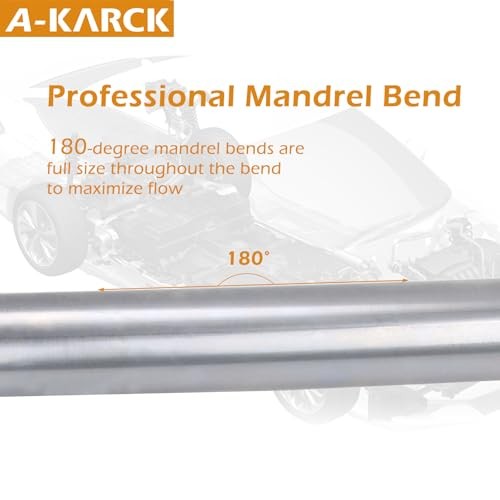 Straight Exhaust Pipe OD, Mild Steel 30″ Long Mandrel Exhaust 2.25″ 30 INCH