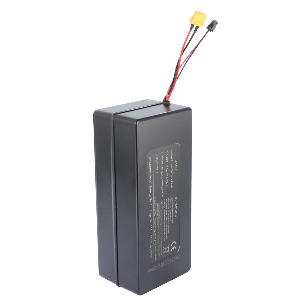 36V 6AH Ebike Rechargeable Lithium Battery Whit BMS + XT60 350W Motor
