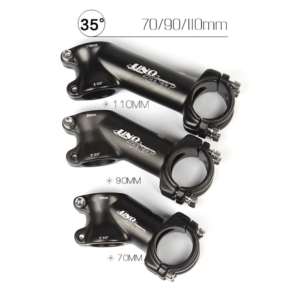 Fit UNO Stem 7°/17°/35°Mountain Road Bike Handlebar Stem Aluminum 31.8*60-130mm