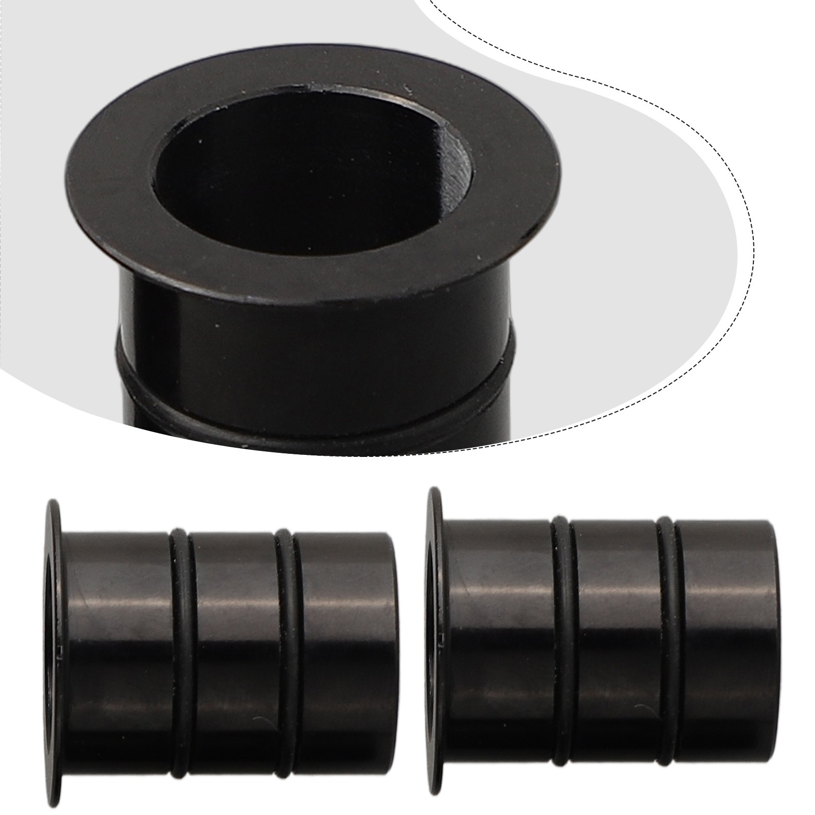 Tough and Reliable 15mm to 12mm Thru Axle Conversion Adapter for All Brand Hubs