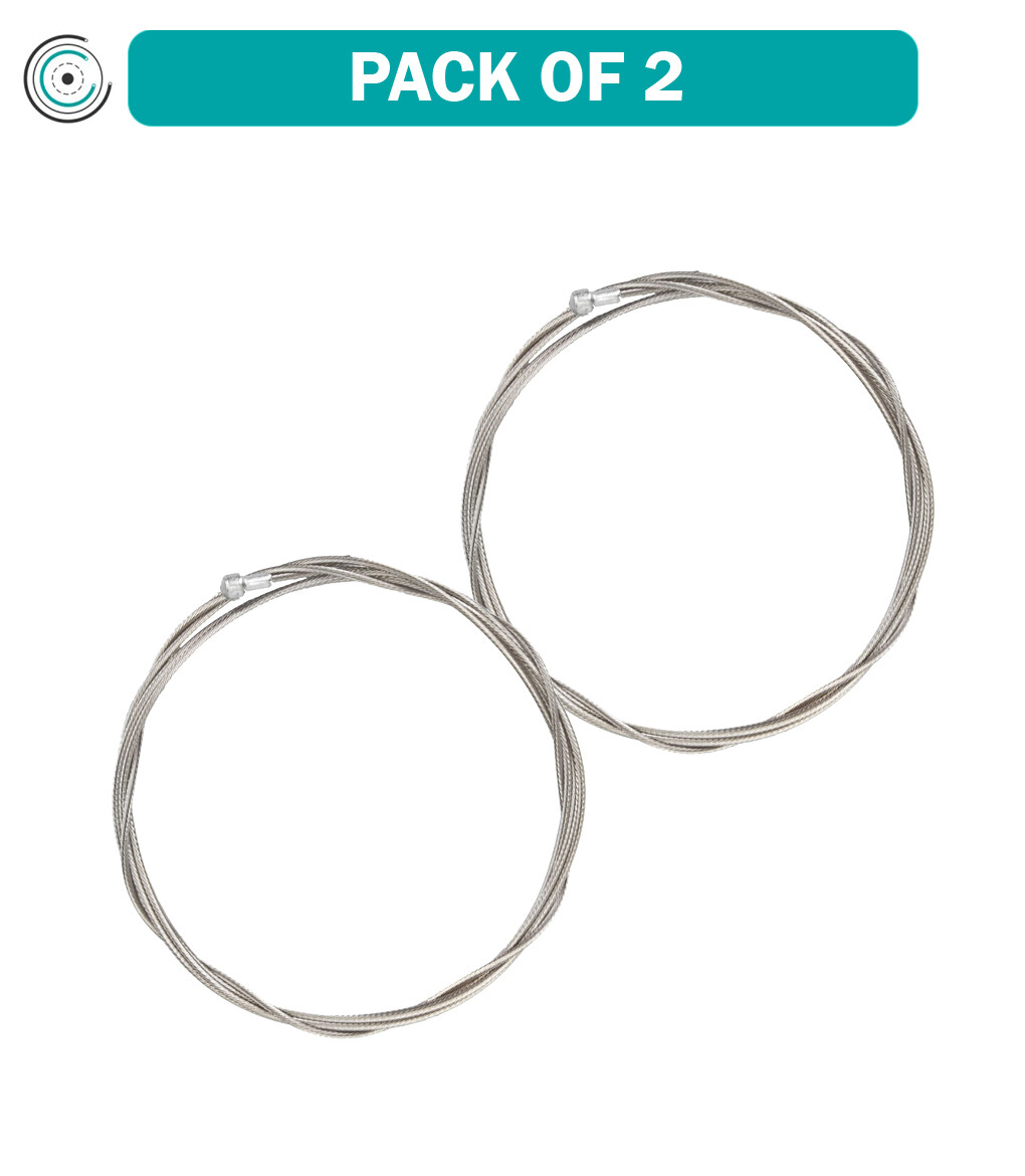 Pack of 2 Campagnolo Brake Wire Campy 1600mm 1.5mm Silver