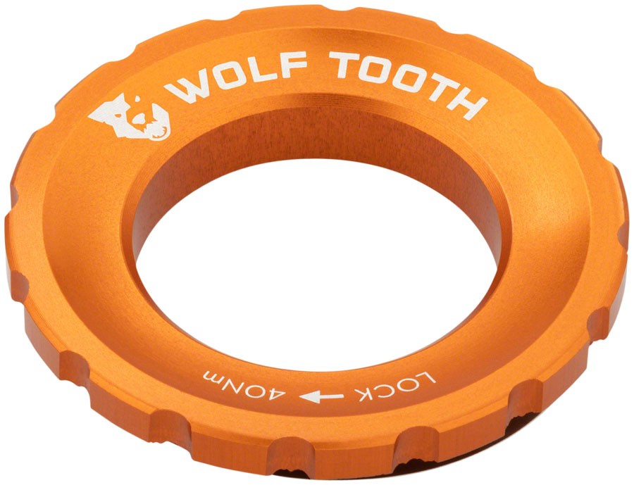 Wolf Tooth CenterLock Rotor Lockring – External Splined, Orange