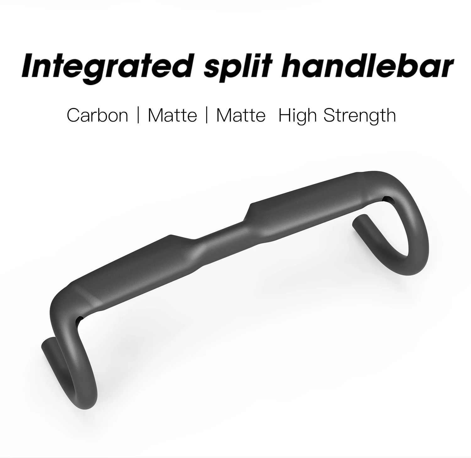 Carbon Road Bike Integrally Handlebars UD Surface Wind Breaking Bent Handle