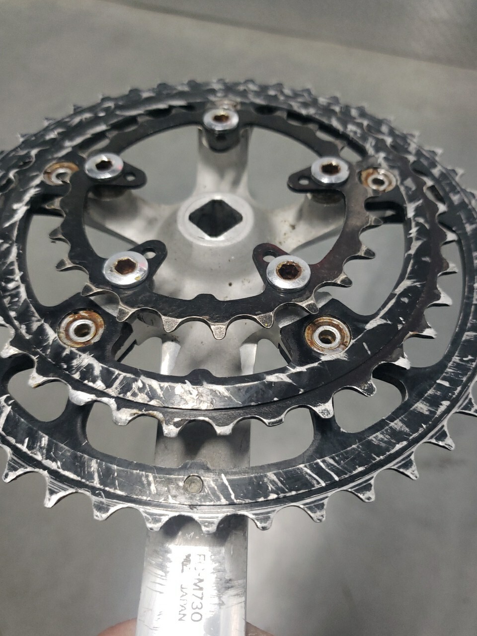 Shimano Deore Xt FC-M730 Crankset, 175mm, 46/36/24
