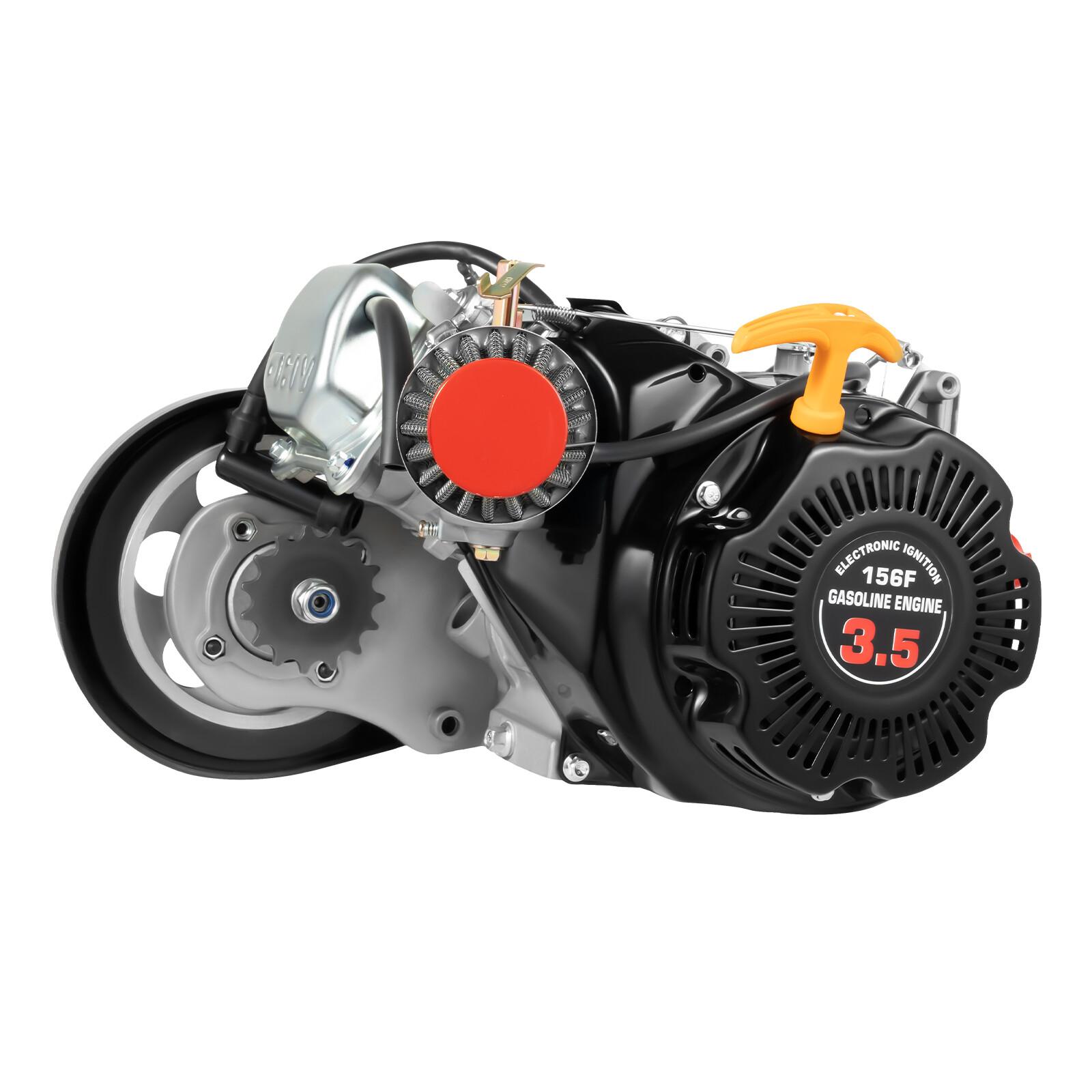 100CC 4-Stroke Bicycle Gas Engine Kit Fits Large Triangle Frame Gravel Bikes