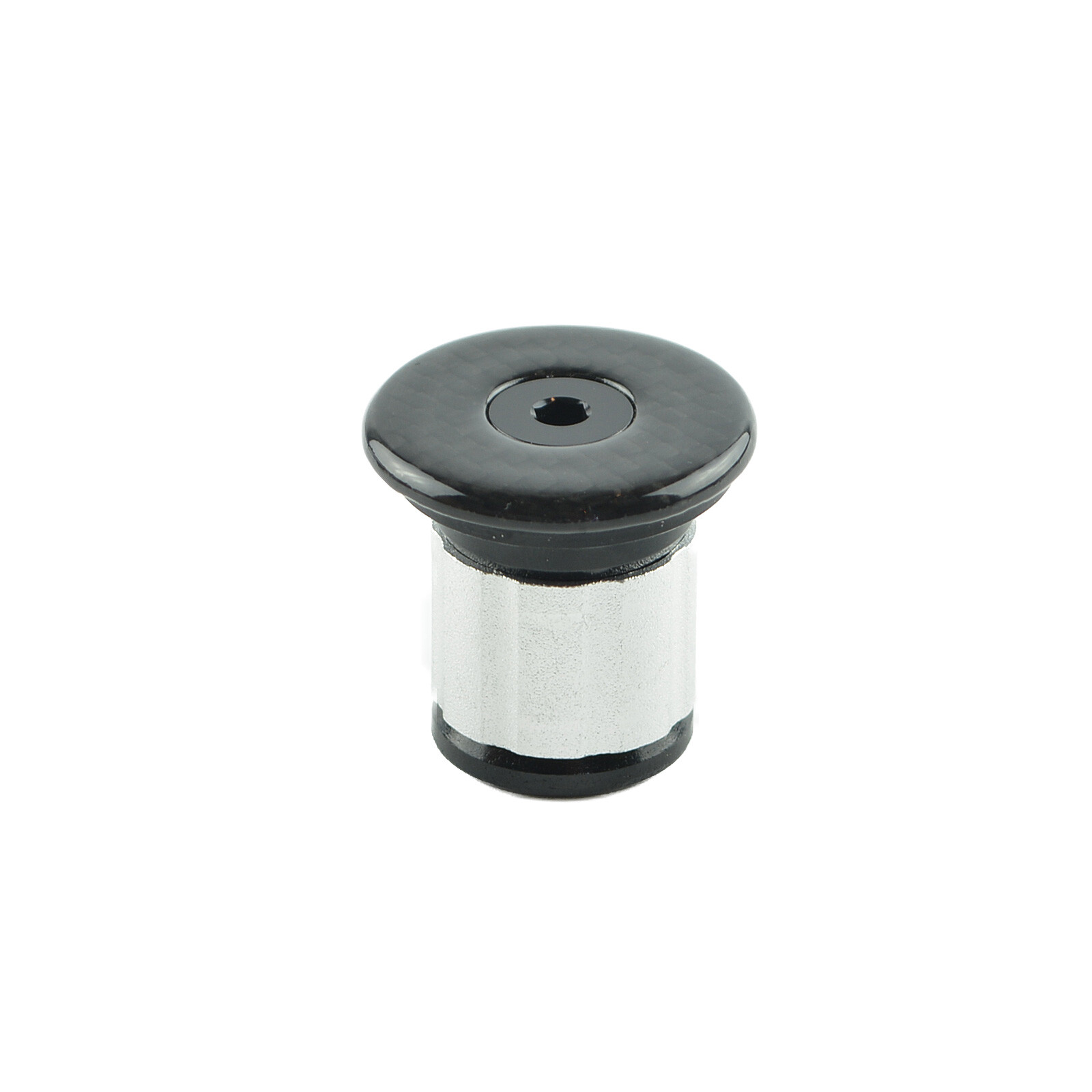 OMNI Racer WORLDS LIGHTEST Headset Carbon Top Cap & Expander 28.6mm 1-1/8″ GLOSS