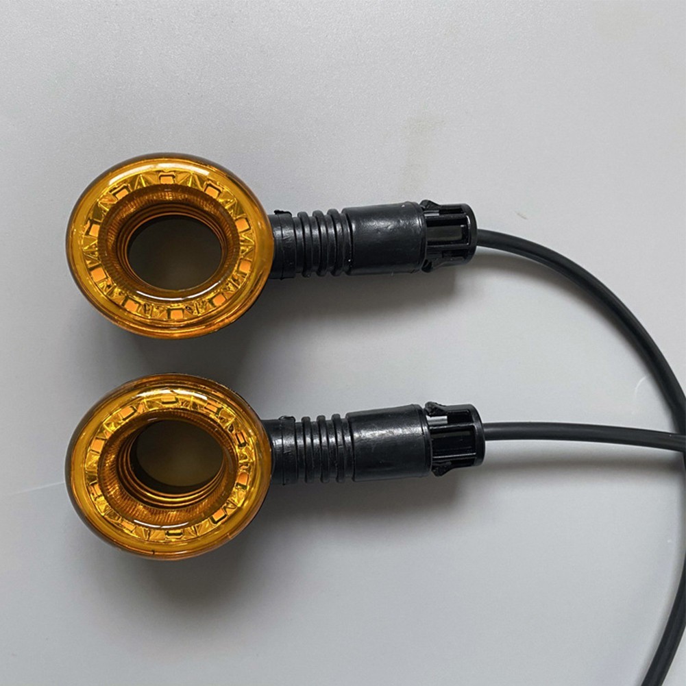 Black and Yellow Electric Bicycle Turn Signal Lights with 48V and 60V Voltage