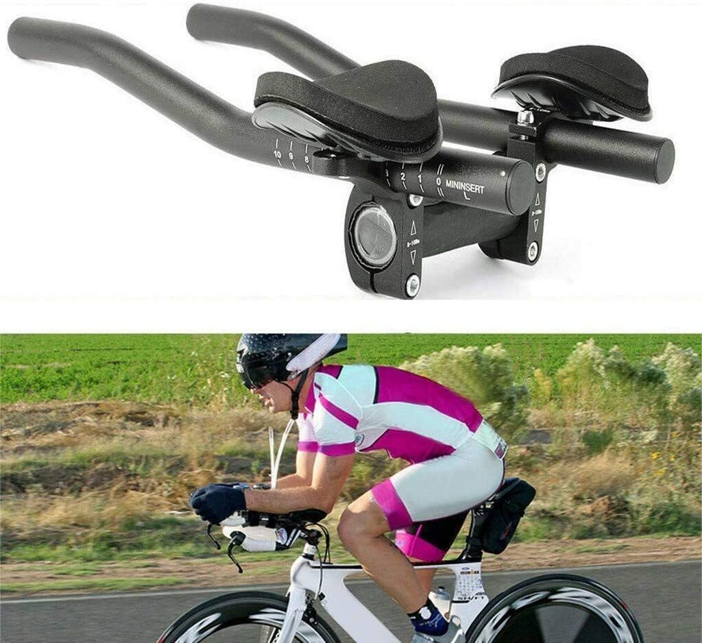 Bike Rest Handlebar Bicycle Aluminum Alloy Aero Bars Armrest for Mountain Road