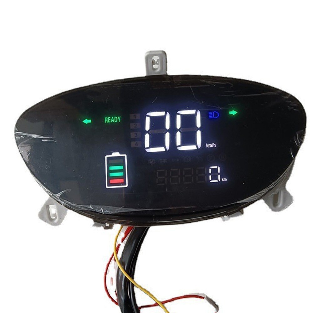 Electric Bike Scooter LCD Display Motor Speedometer Easy to Use (69 characters)