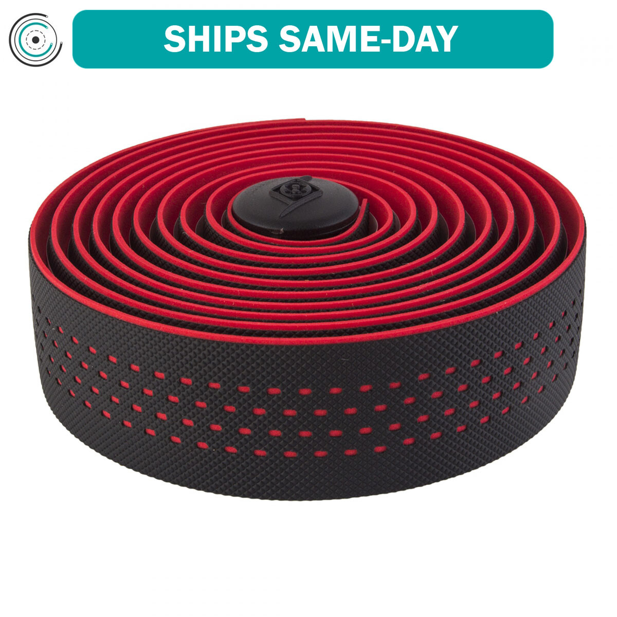 Origin8 DMND PERF Handlebar Tape 2.5mm Black/Red 2000mm