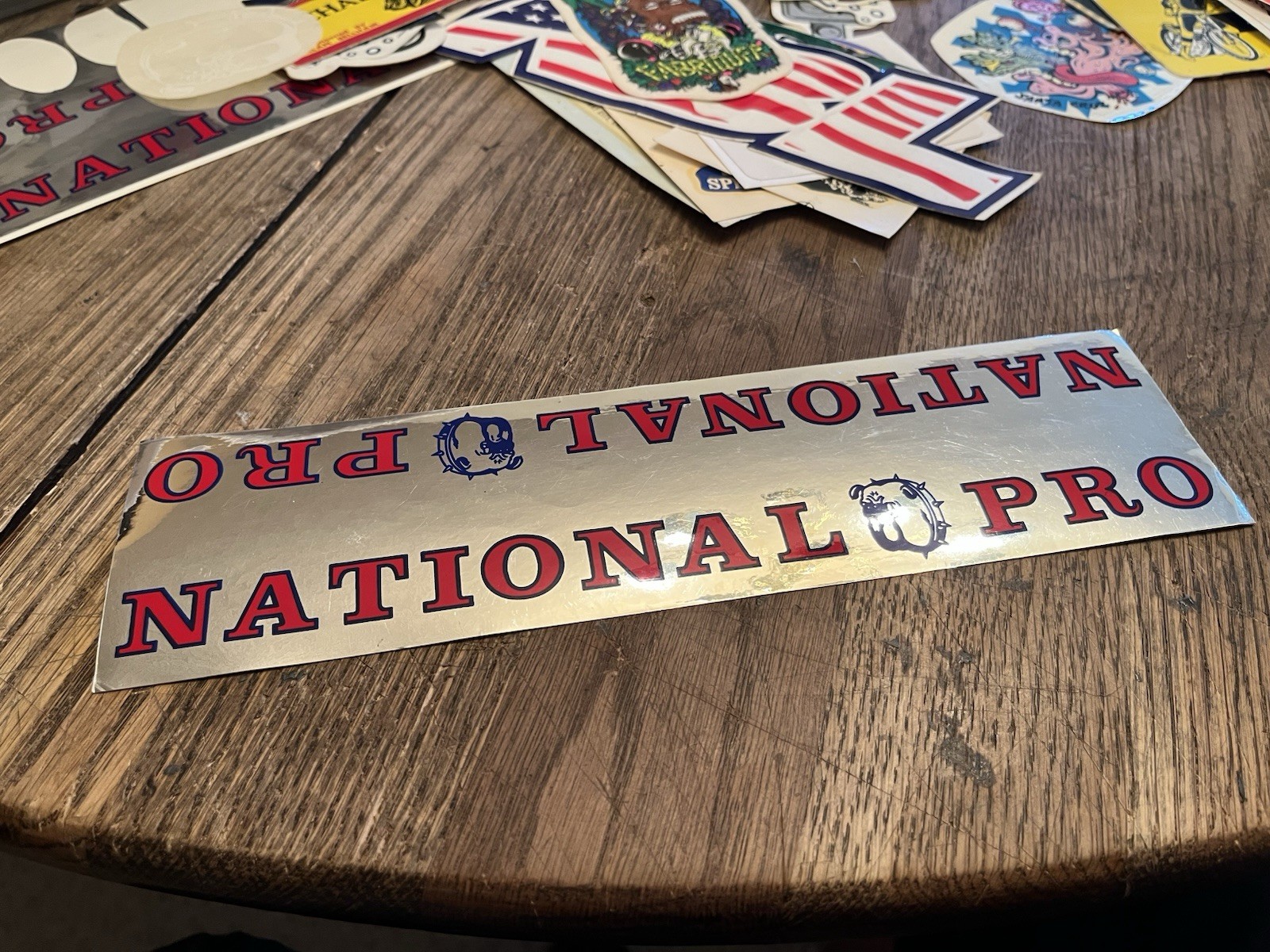 PRO NECK NATIONAL PRO DECALS BMX BICYCLE RACING RARE STICKERS Originals