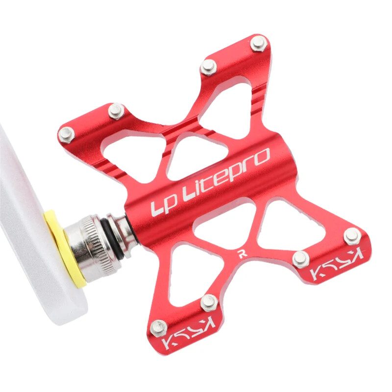 Bike Quick Release Pedal Widened Non-slip DU Sealed Bearing Folding Bike Pedal
