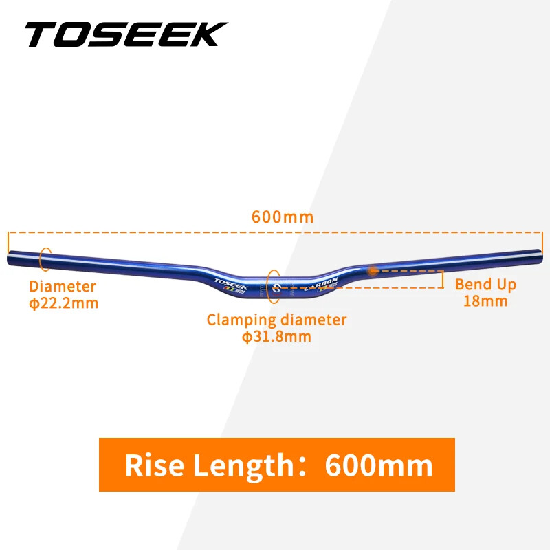 Carbon Fiber Handlebar 31.8mm MTB Bicycle Handlebars Bike Parts 580mm – 760mm