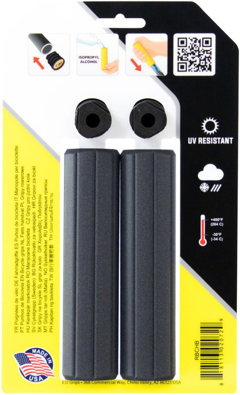 ESI Grips – Ribbed Chunky – Black