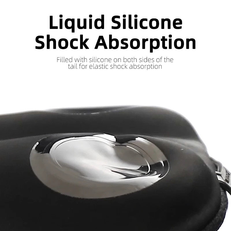 Silicone Bicycle Saddle Hollow Breathable MTB Bike Seat Cushion Cover Mat Silica
