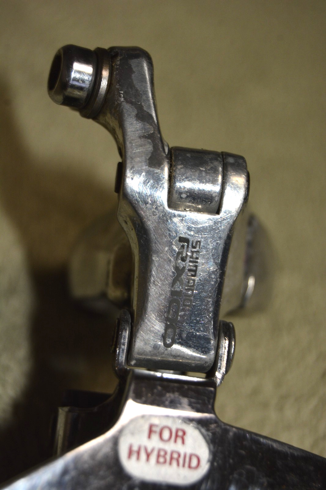 SHIMANO RX100 FRONT DERAILLEUR Clamp-On 31.8 3×7/8 Bottom Pull FD-A553-ST