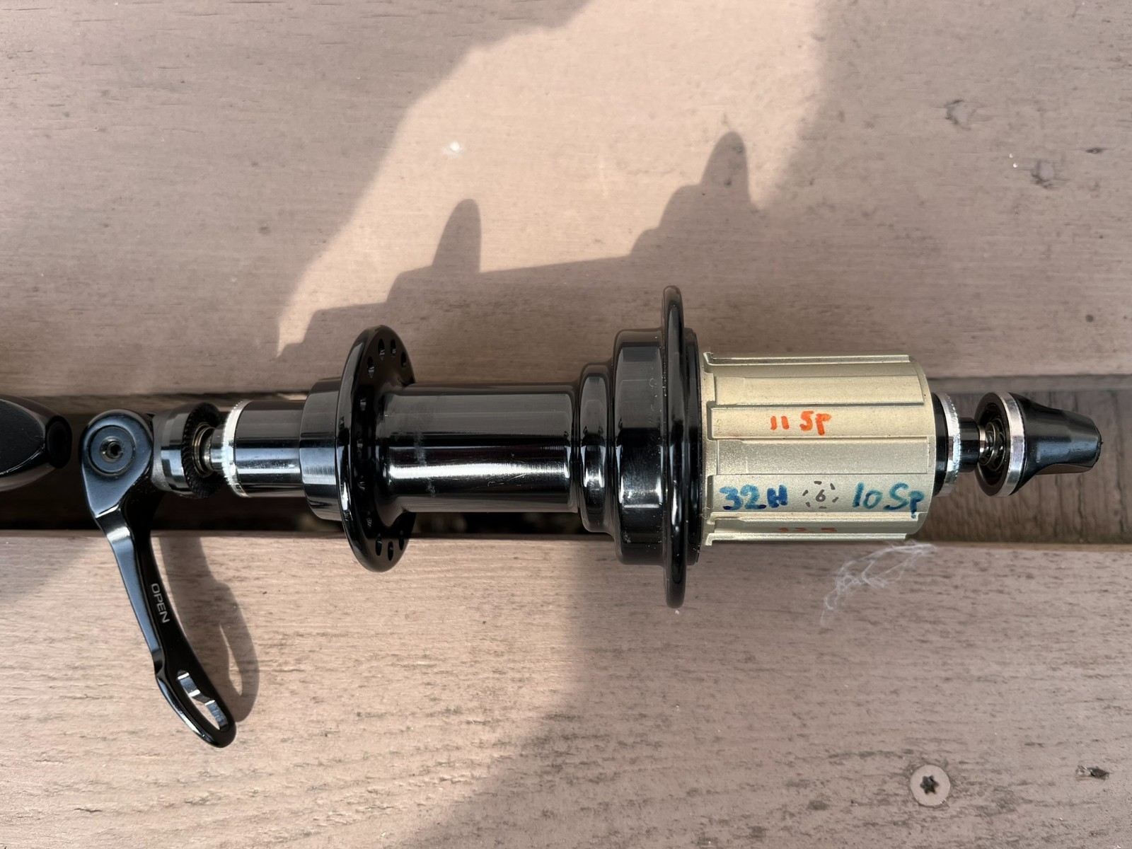 Very nice set of NOS Novatec hubs hubset front and rear 32H 100mm 130mm