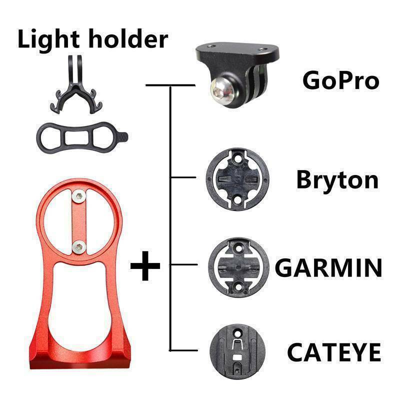 Bike Stem Extension Computer Out Front Mount Holder Fit For Garmin Bryton Cateye
