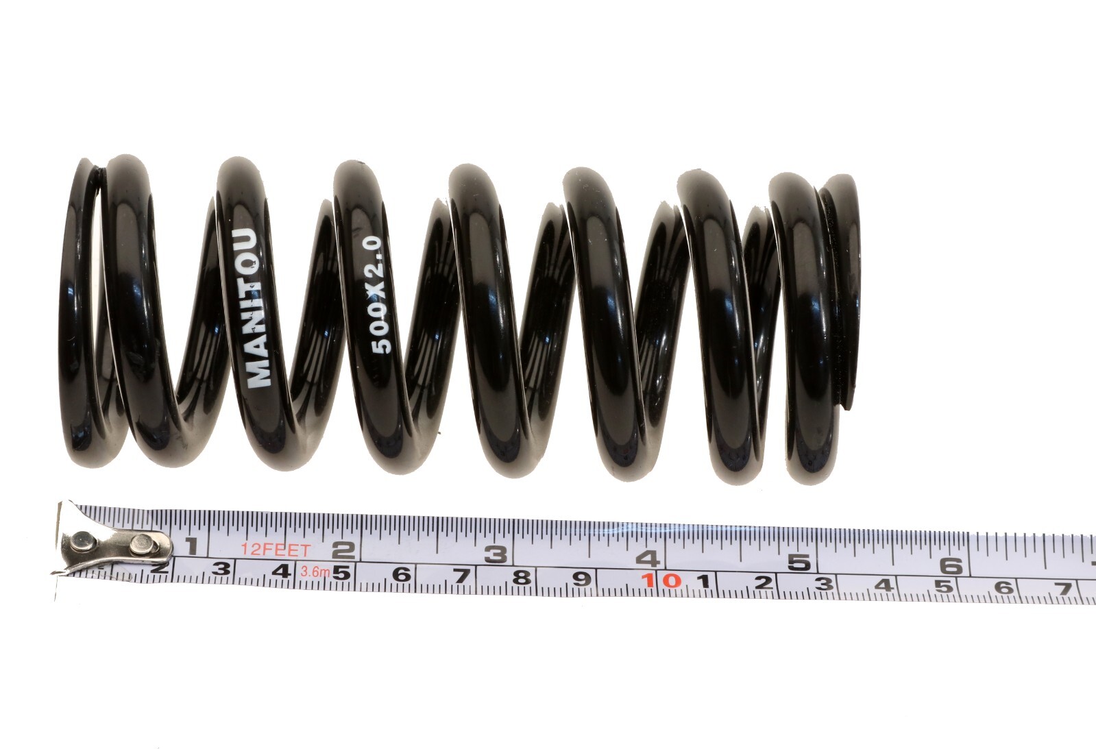 Manitou Rear Shock Coil Spring 500lbs x 2.0″ Black Steel 500×2.0 MTB NEW
