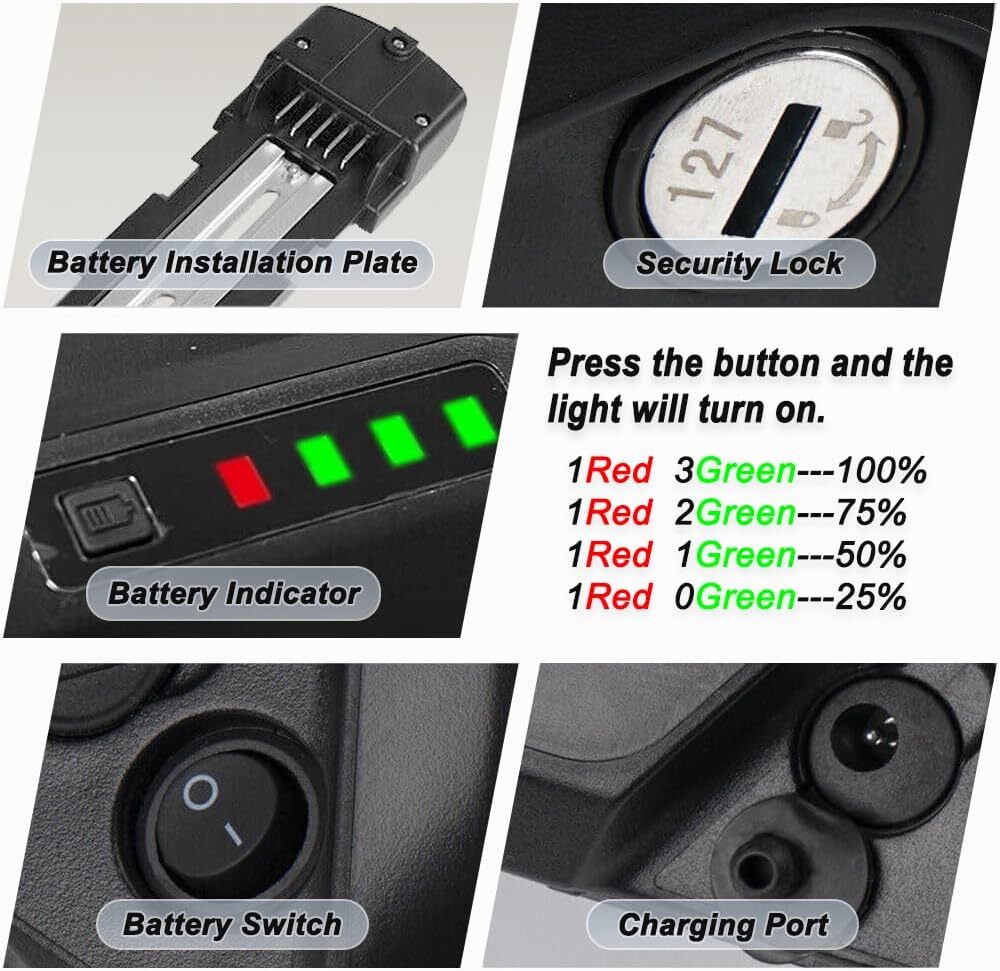 52V 48V 30Ah 250-1500W Hailong Ebike Battery Electric Bike Lithium Battery Pack