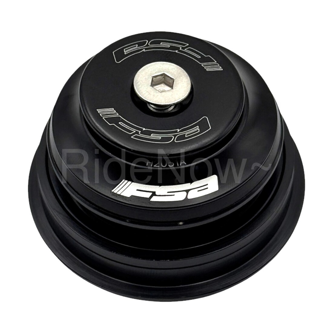 FSA 1-1/8″ Tapered Headset 50mm/62mm OD 36°/45° Bearing Black,Cover 5.3mm