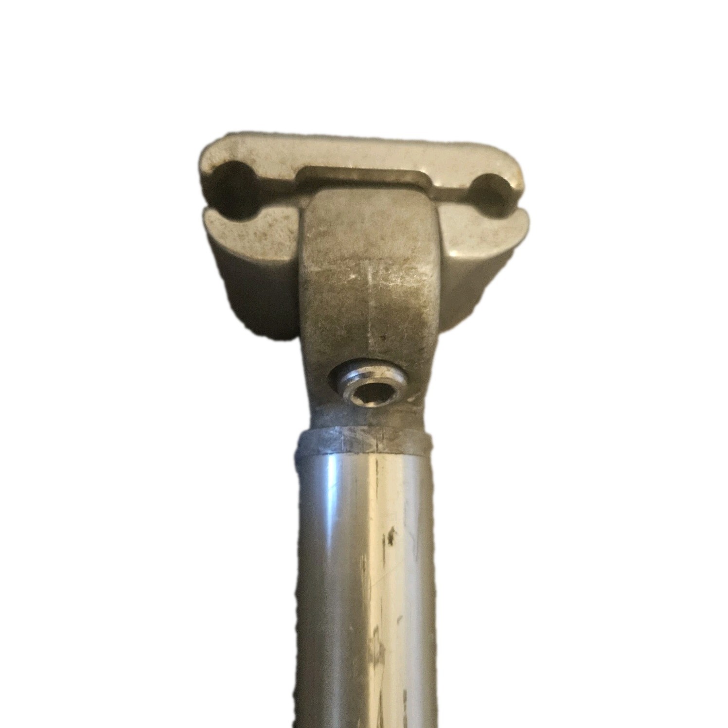 Strong SP200 Aluminum Plain Bicycle Seatpost 26.4mm Silver w/ Saddle Clamp Head