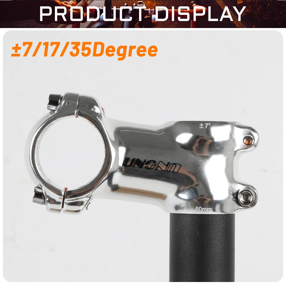 Bicycle Stem 7/17/35 Degree 60/70/90/110/120/130mm MTB Road Bicycle Handle Stem