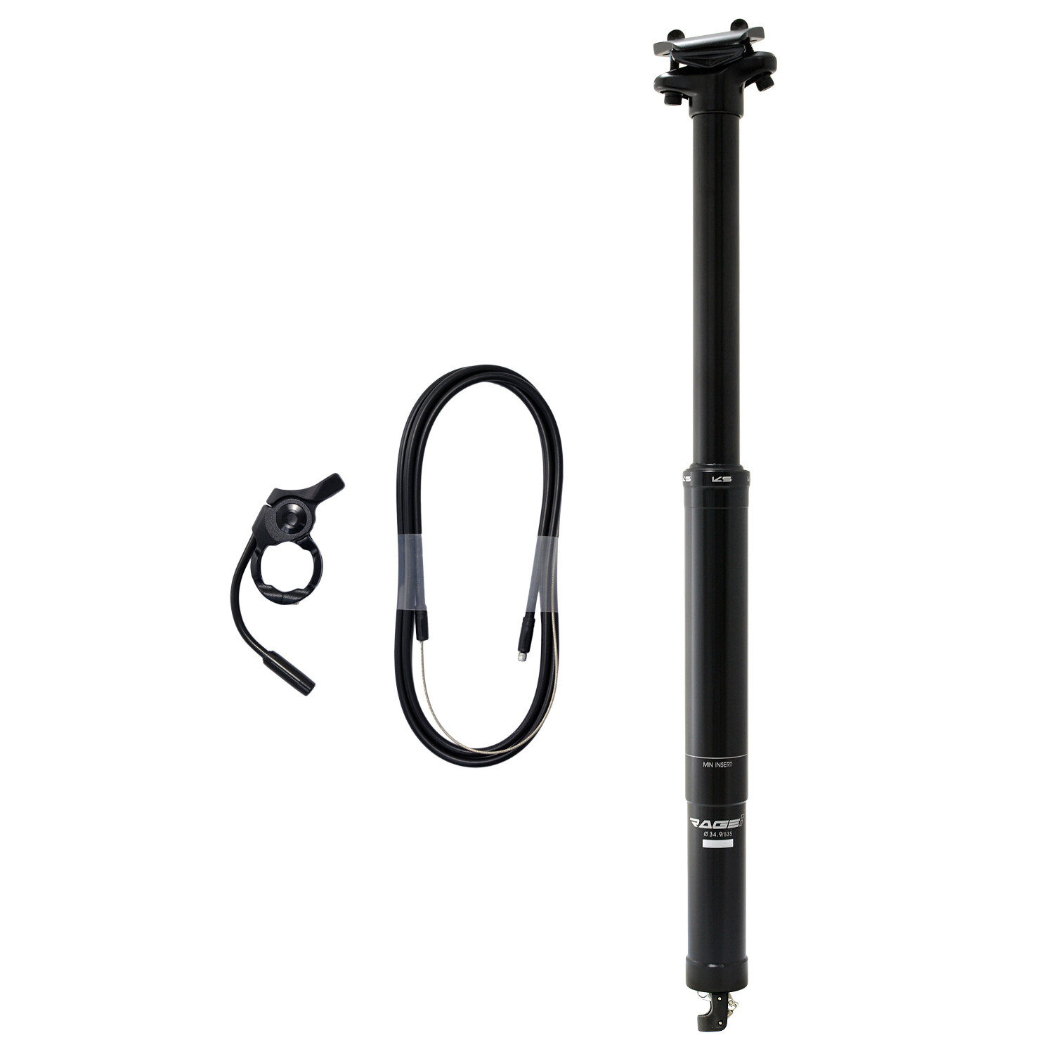 Kind Shock KS Rage-i 34.9x535mm Travel: 190mm Remote Dropper Seatpost