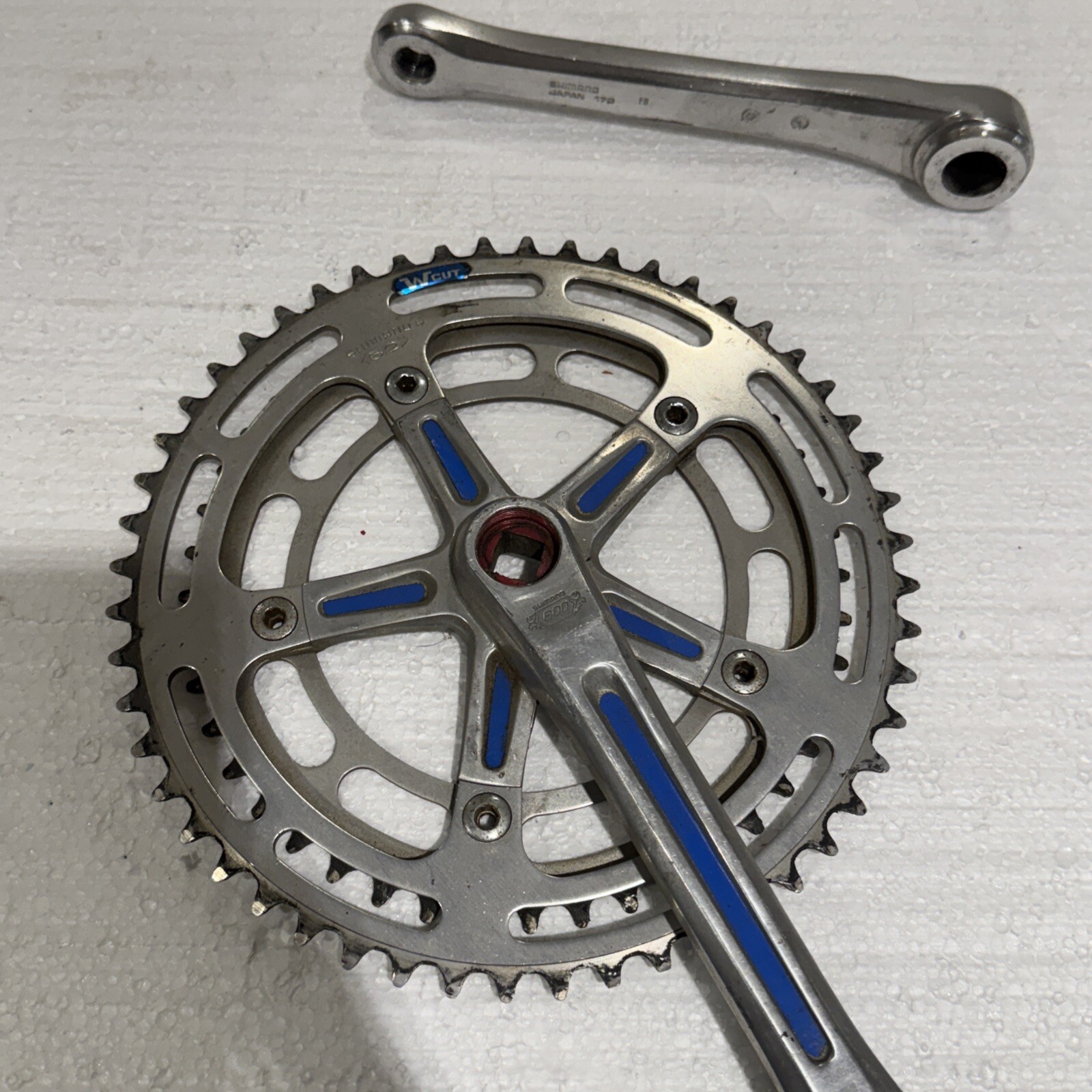Vintage Shimano 600 Arabesque Crank Set 170mm 52/44