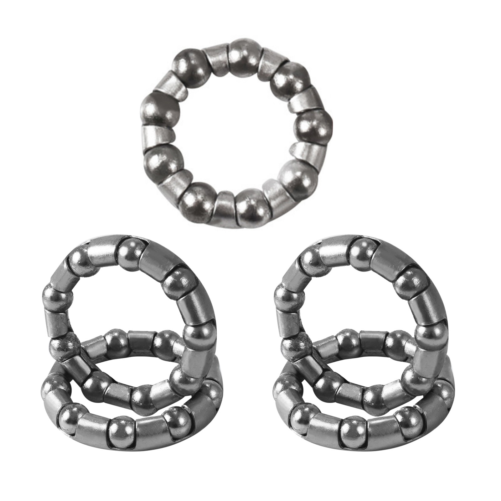 5PCS/Set Durable Stainless Steel 1/4 in x 9 Balls Bicycle Crank Ball Bearing