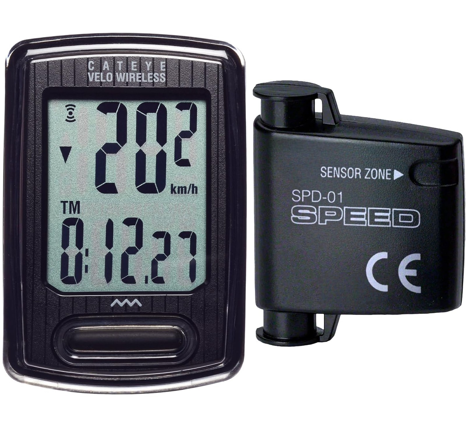 CATEYE Velo Wireless Bike Computer – Analog Speedometer & Odometer with Ca