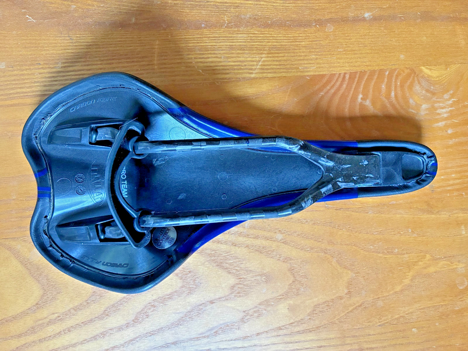Selle Italia Team Edition Saddle 132mm Carbon Rails Blue/black Pro Team