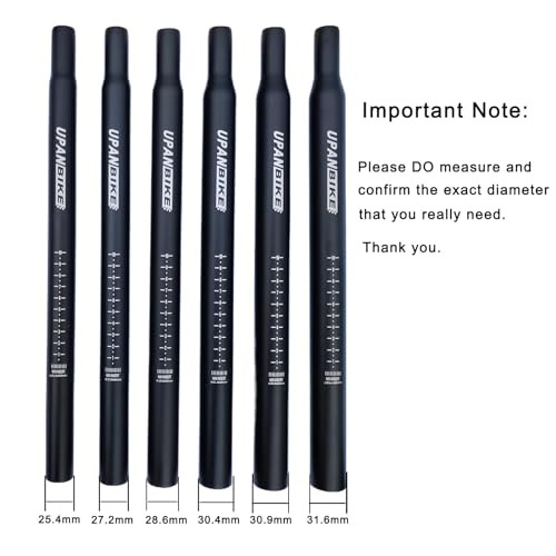 Bike Seat Post Aluminum Alloy Length 350mm 400mm 25.4mm*400mm