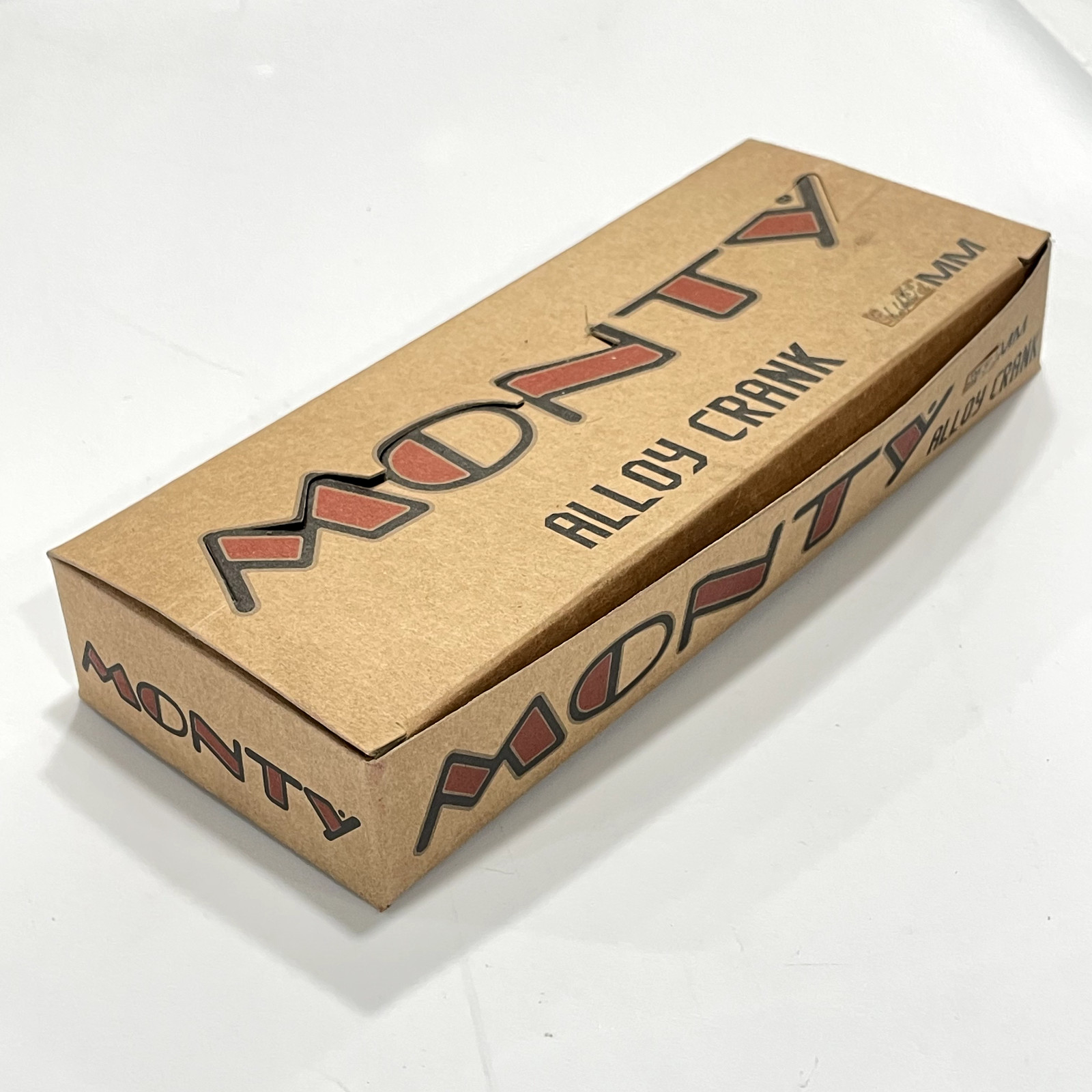 NOS Monty Trial Bike Crank Set Arms Black New BMX 140mm