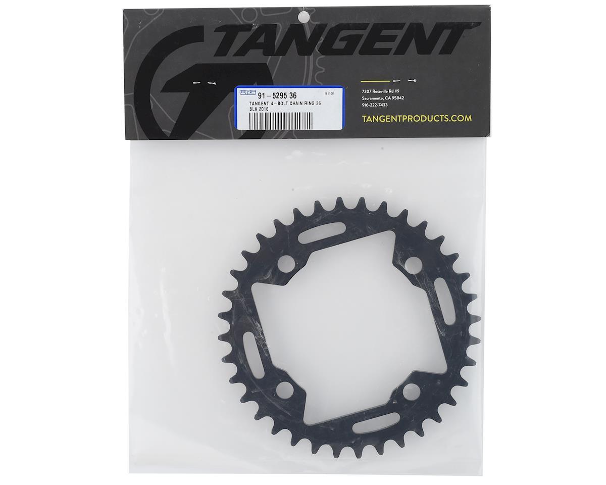 Tangent Halo 4-Bolt Chainring (Black)