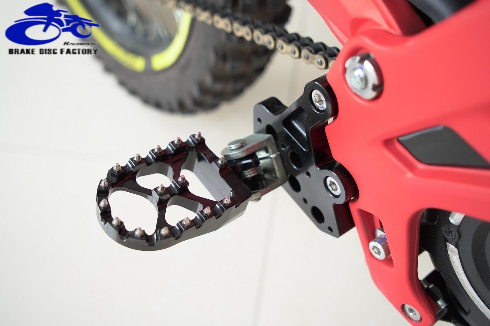 57mm Wide Fat Billet Foot Pegs Footpegs for SUR-RON Light Bee X for eride pro ss